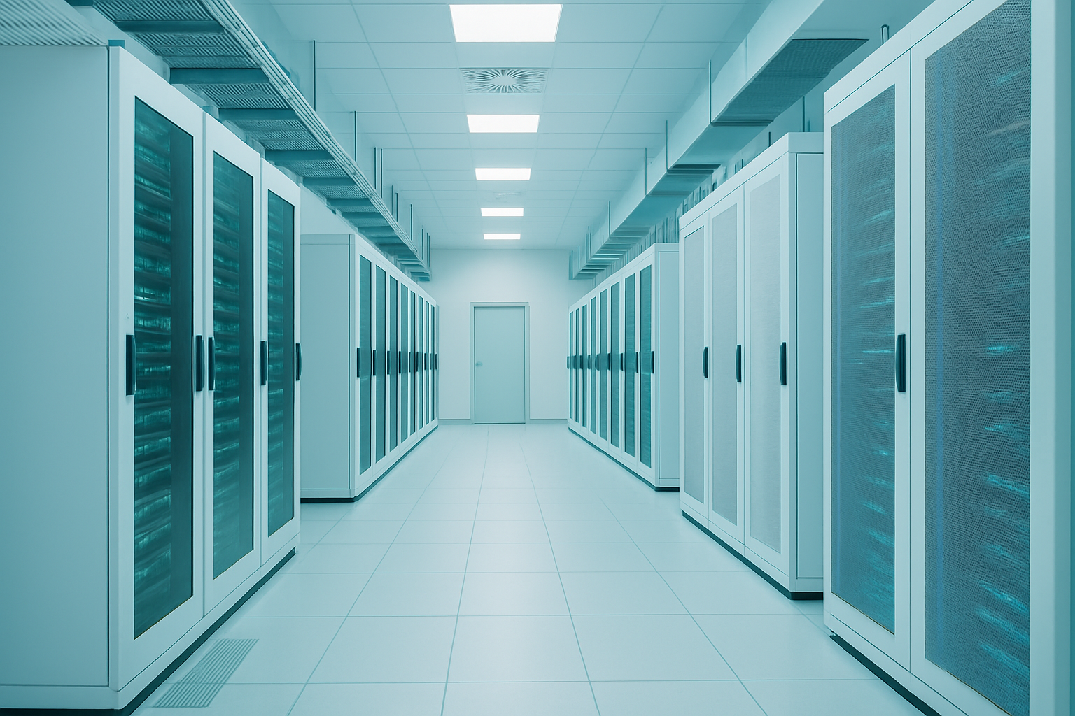 Modern data-center aisle